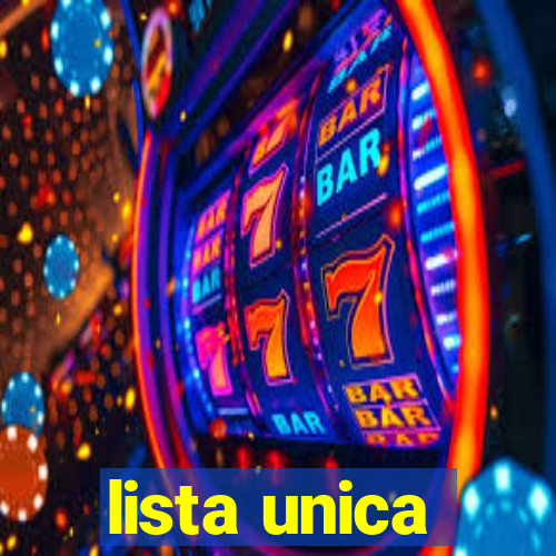 lista unica